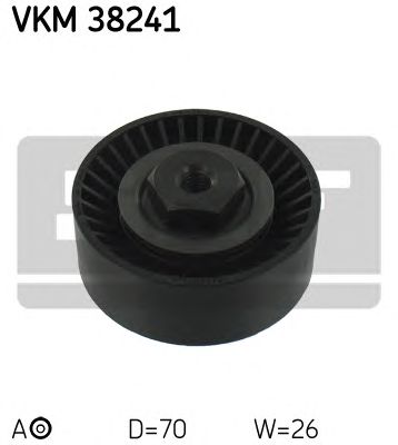 VKM 38241 SKF Ролик модуля натягувача ременя1